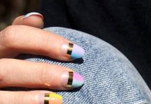 With art on the nails